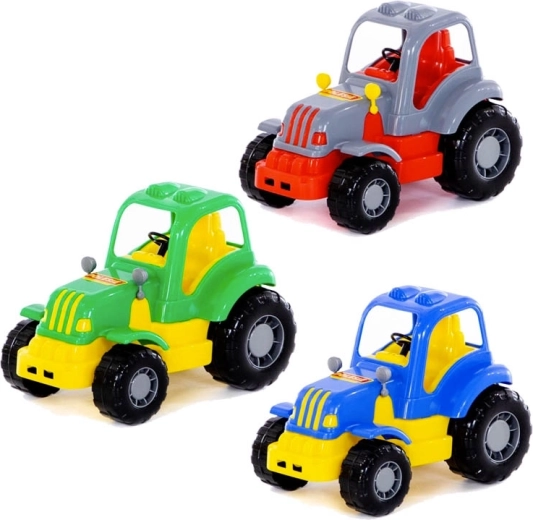 Tractor de plástico Silas 28 cm para niños desde 1 año