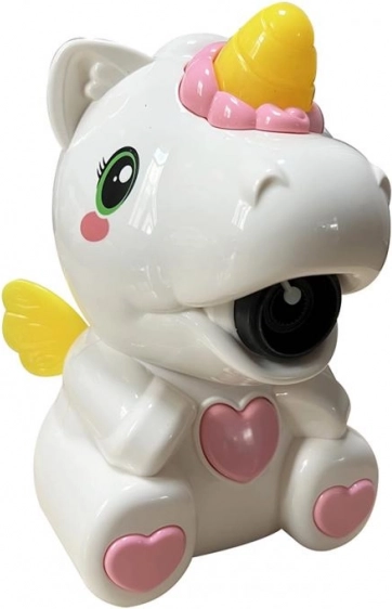 Máquina de burbujas unicornio