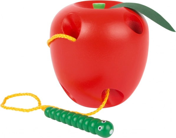 Juguete de madera para ensartar Manzana