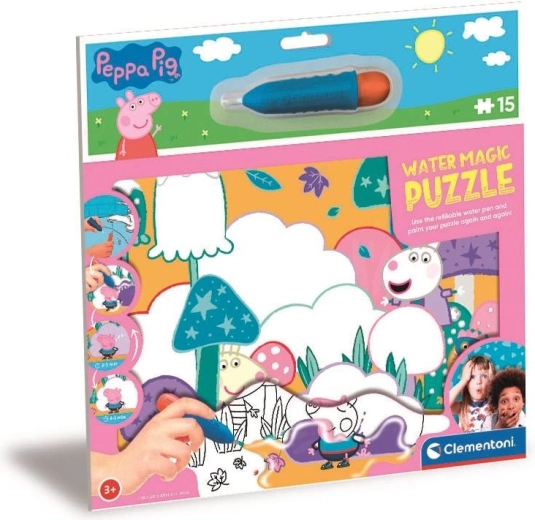 Rompecabezas acuático mágico Peppa Pig de 15 piezas