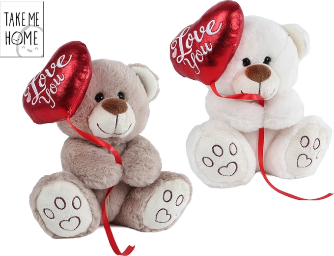 osito de peluche con corazón "Love You" 20 cm