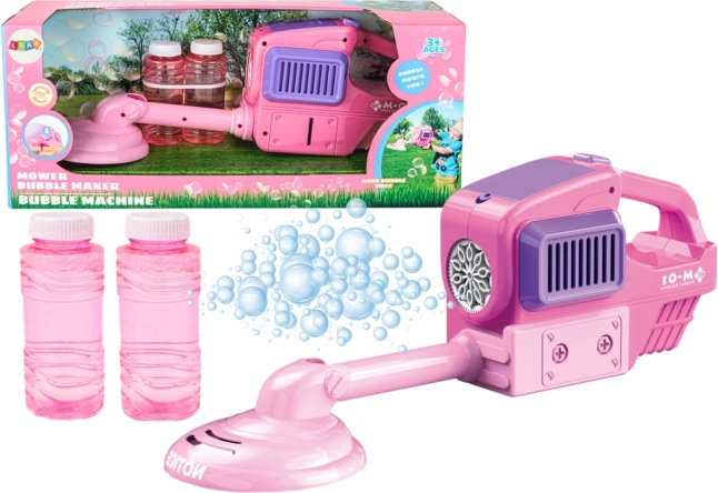 Cortacésped de burbujas rosa