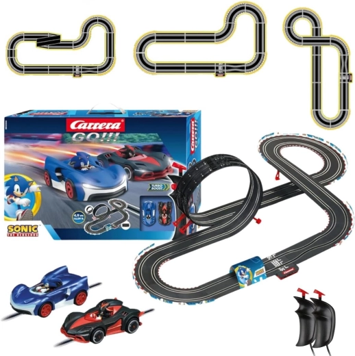 Pista de carreras Carrera GO!!! Sonic the Hedgehog de 4,9 m