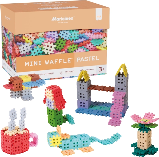 Juego de construcción Mini Waffle Pastel 400 piezas MARIOINEX