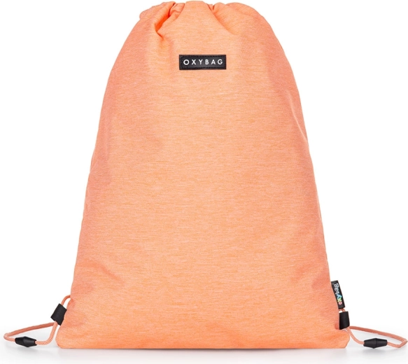 Mochila saco Unicolor color albaricoque