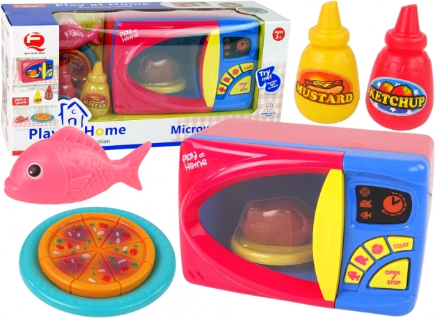 Microondas infantil con accesorios a pilas