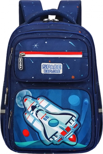 Mochila escolar infantil con motivo espacial 20L