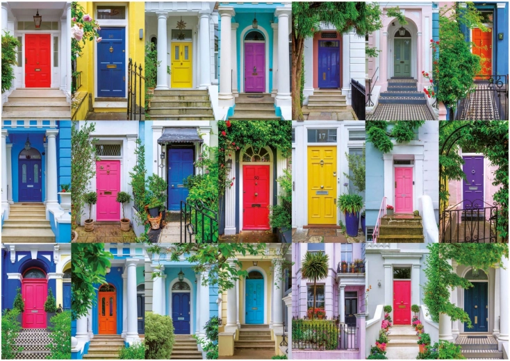Educa puzzle puertas de Notting Hill 1000 piezas
