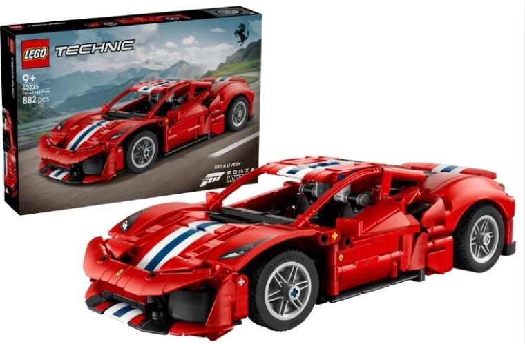 Lego Technic Ferrari 488 Pista (42235) - set de construcción