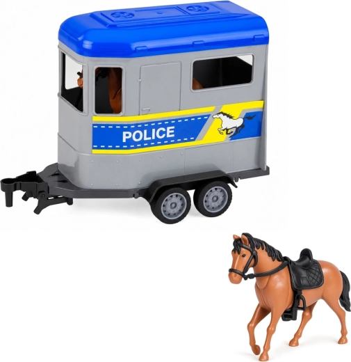 Remolque para caballos con portón abatible