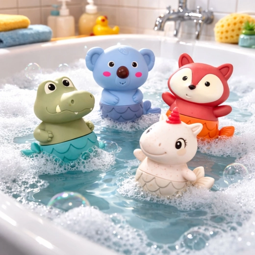 Diversión flotante para la bañera