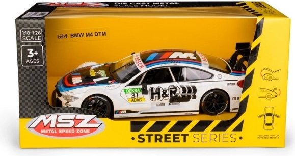 Modelo coleccionable BMW M4 DTM 1:24 blanco