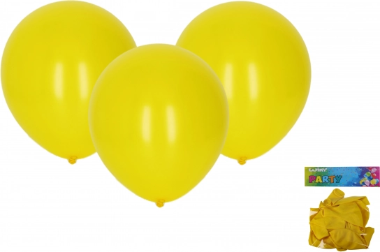 Globo inflable 30 cm amarillo - set de 10 uds