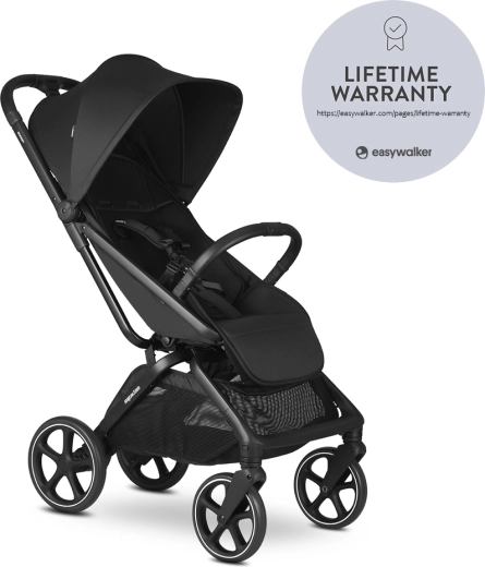 Easywalker Rockey L cochecito deportivo Pure Black
