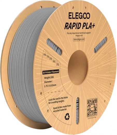 Filamento ELEGOO Rapid PLA+ gris