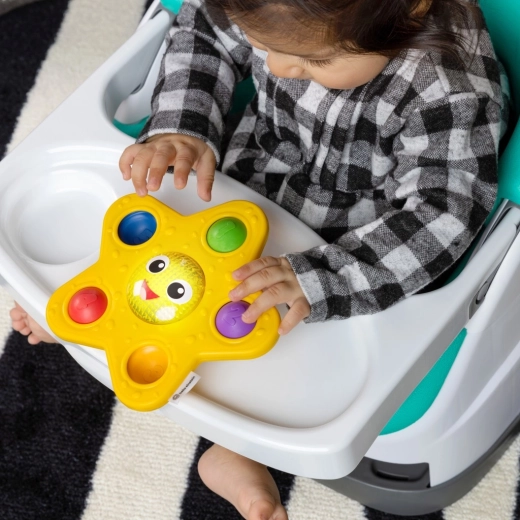5 burbujas de colores con los números del 1 al 5