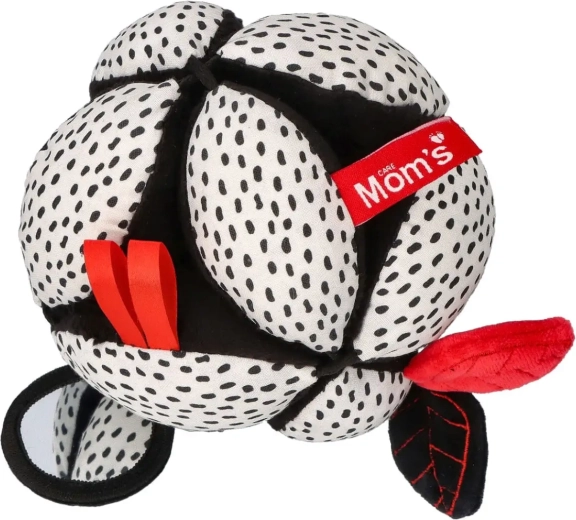 Pelota sensorial de alto contraste con espejo 6m+ Mom's Care