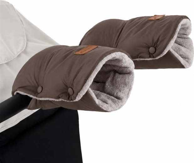Petite&Mars manguitos para cochecito Jasie dark walnut