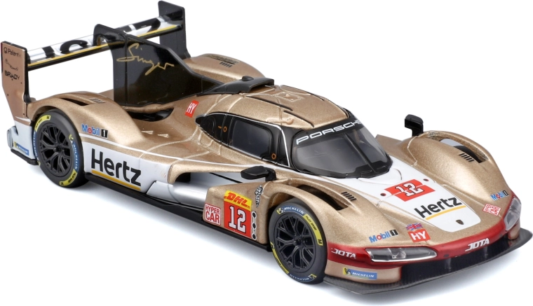 Bburago 1:43 modelo de carreras Porsche 963 n.º 12 en caja de regalo
