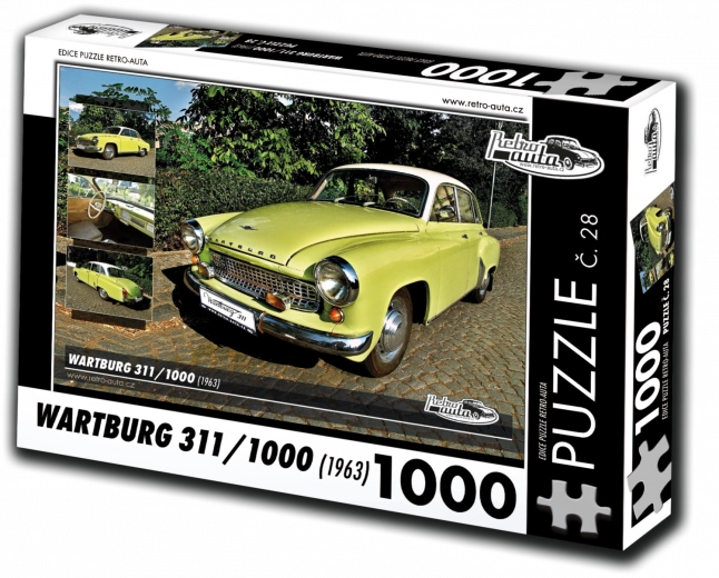 Puzle RETRO-AUTA Wartburg 311 (1963) 1000 piezas