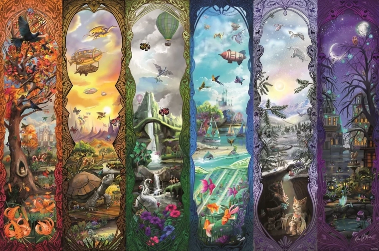 Puzzle RAVENSBURGER Caminos de fantasía 7000 piezas