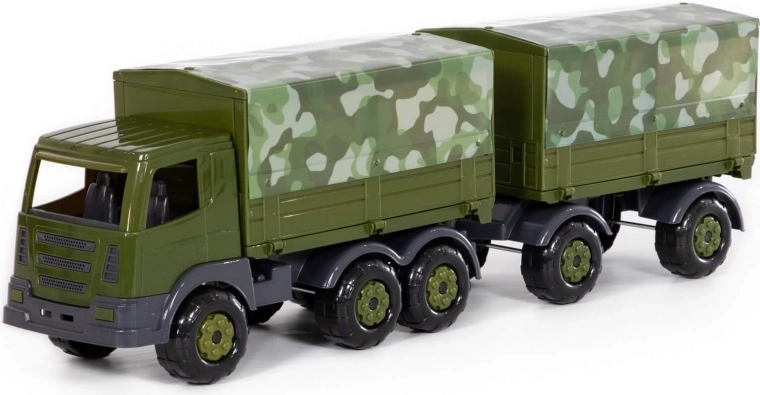 Camión militar SuperTruck con remolque - 1 pieza