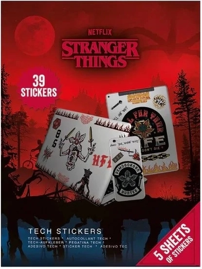 Pegatinas Stranger Things 4 técnicas