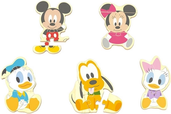Puzzle Mickey - Juguete infantil de madera