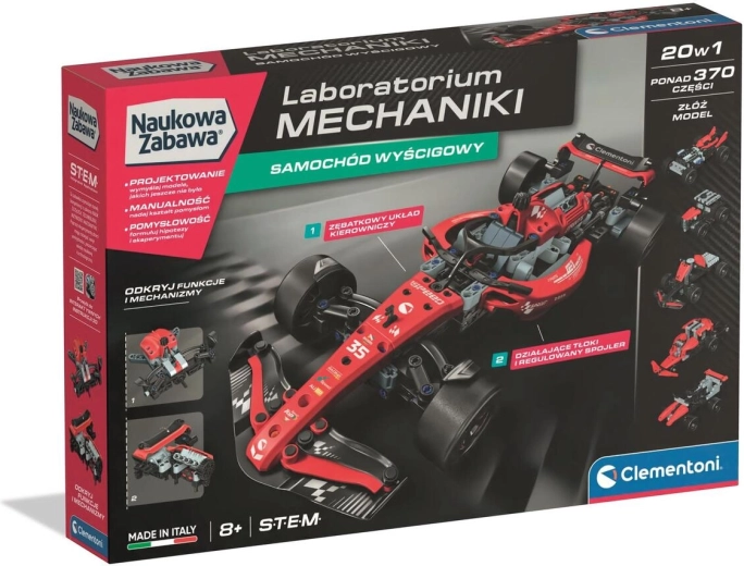 Clementoni Laboratorio de mecánica – coche de carreras