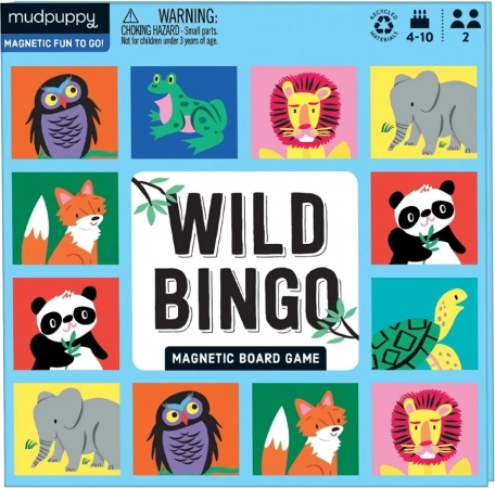 Juego de mesa magnético de animales salvajes Mudpuppy