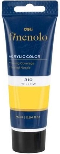 Pintura acrílica amarillo claro 75 ml