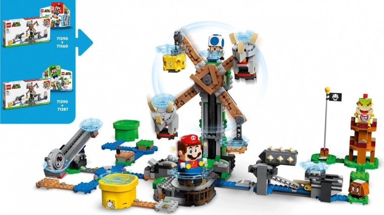 Batalla con Reznor – set de expansión LEGO SUPER MARIO