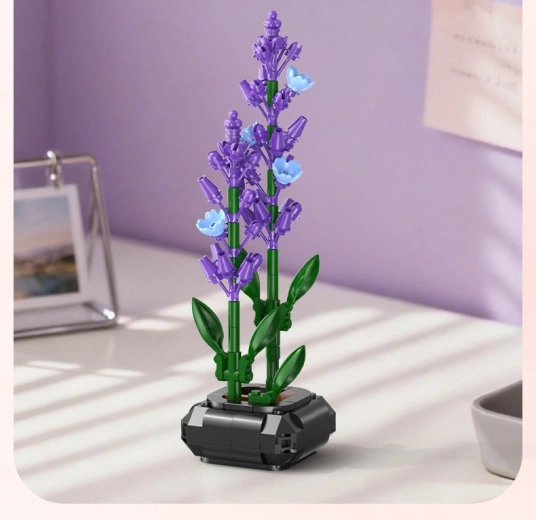 Lavanda realista como decoración de diseño