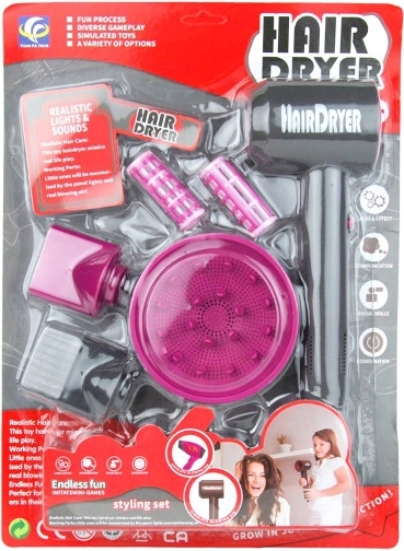 Set de peluquería a pilas para niñas pequeñas
