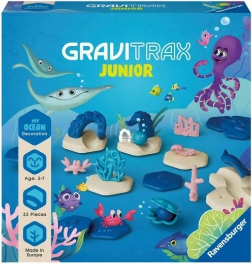 Ravensburger GraviTrax Junior Océano – set de expansión para circuito de canicas