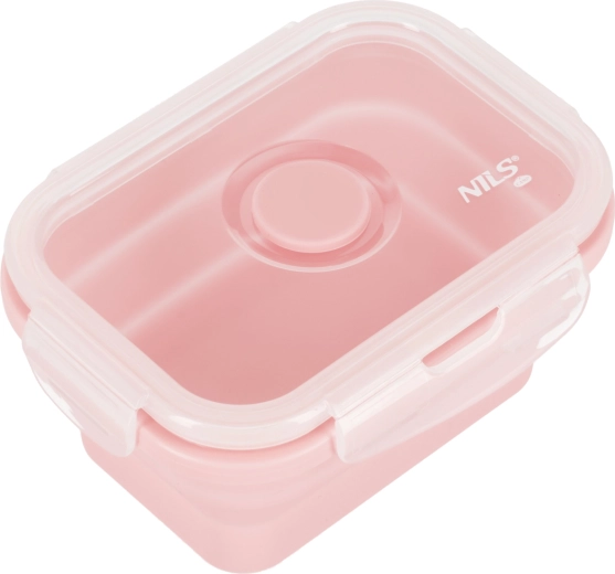Fiambrera plegable NILS Camp 355 ml rosa