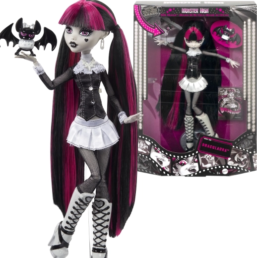 Muñeca outlet Monster High Draculaura Reel Drama de 26 cm con accesorios – embalaje dañado