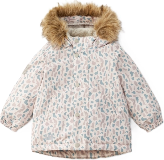 Chaqueta de invierno LEOKID Onni Frosty Flakes, talla 110