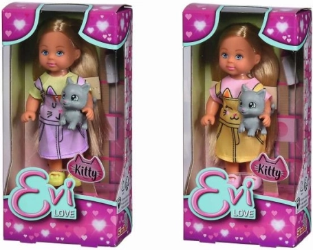 Muñeca Evi Love con gatito – 2 variantes
