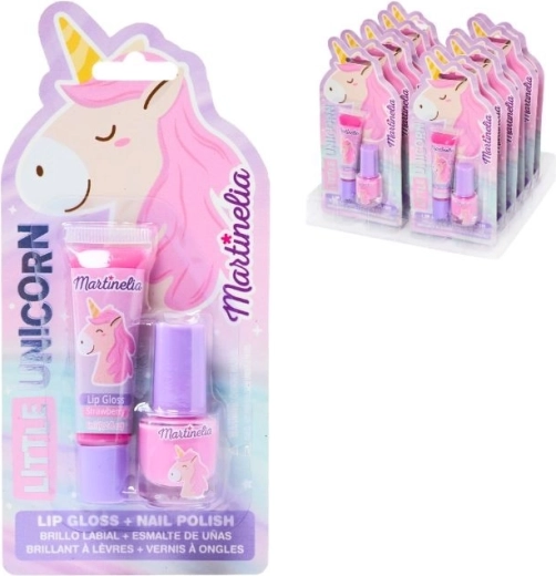 Brillo de labios y esmalte de uñas Unicornio