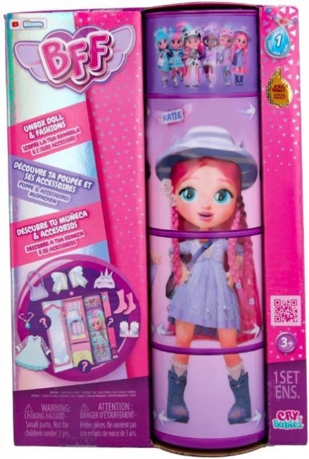 Muñeca CRY BABIES BFF Katie – muñeca de moda con accesorios