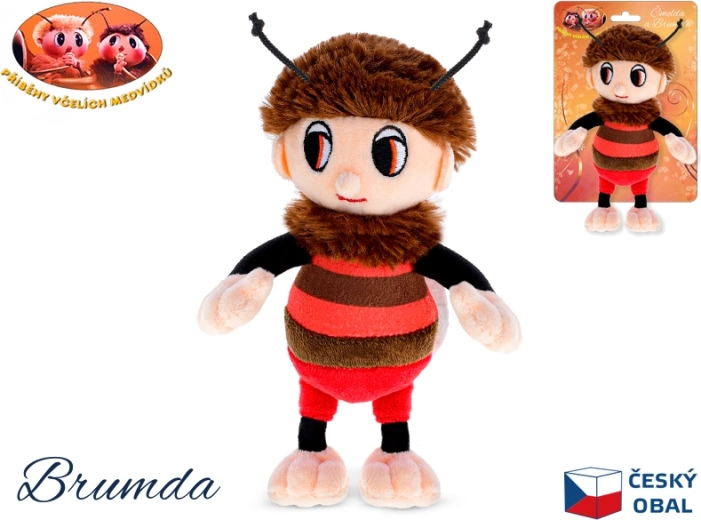 Osito de peluche Brumda – Historias de ositos de abeja, 15 cm