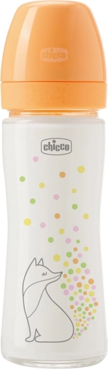 Biberón de vidrio Chicco Perfect Easy 240 ml con tetina de silicona