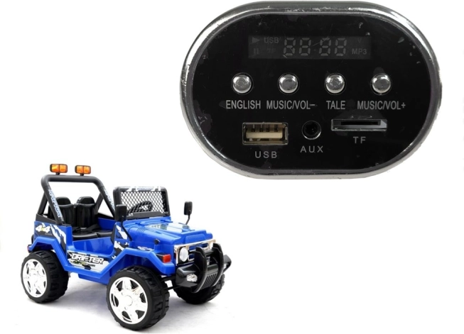 Panel musical para coche infantil Jeep