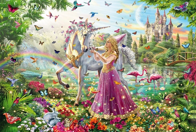 Puzzle SCHMIDT hada en un bosque mágico, 200 piezas