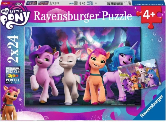 Puzzle My Little Pony 2x24 piezas