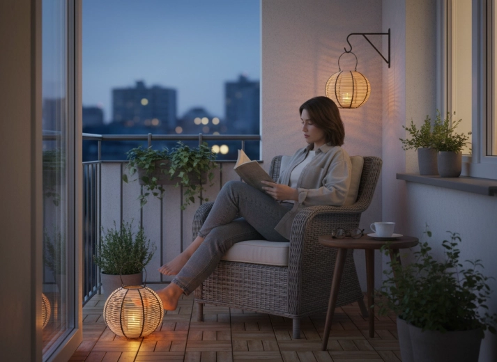 Ideal para balcones y espacios más pequeños