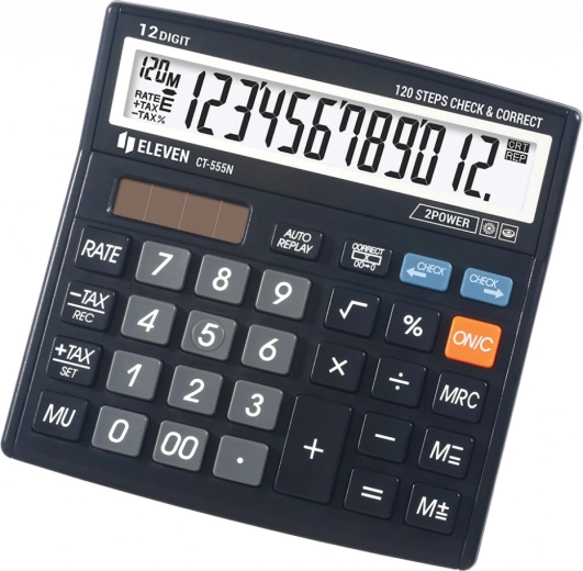 Calculadora de oficina CT555N negra