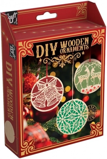 Adornos navideños de madera DIY CRAFT ID