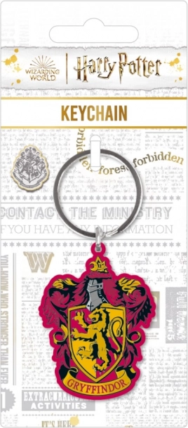Harry Potter llavero metálico Gryffindor con escudo a color